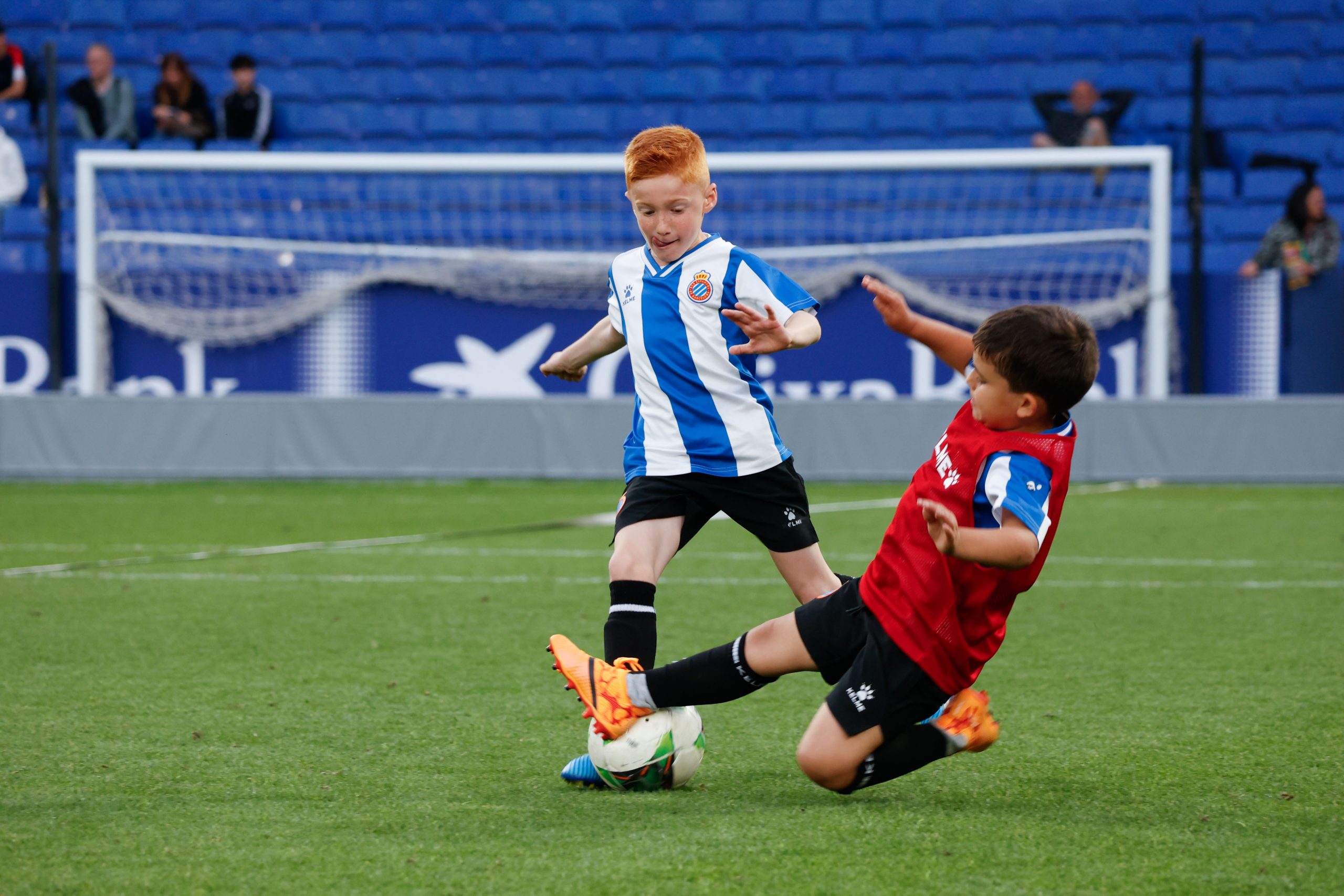 RCDE Academy Texas coach guiding a youth training session